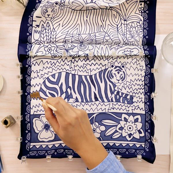 Atelier 10 : Peinture sur soie - Félins – Image 6