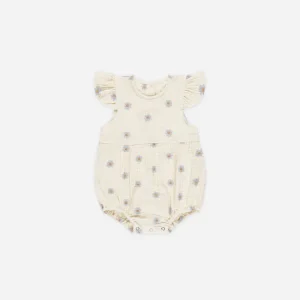 Barboteuse Amelia - Marguerites bleues