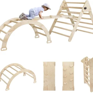 Air de jeux en bois 5 en 1