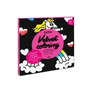 Coloriage velours x6 | Lily | OMY