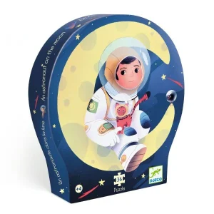 Puzzle Silhouette - Un astronaute dans la lune (36 pcs)