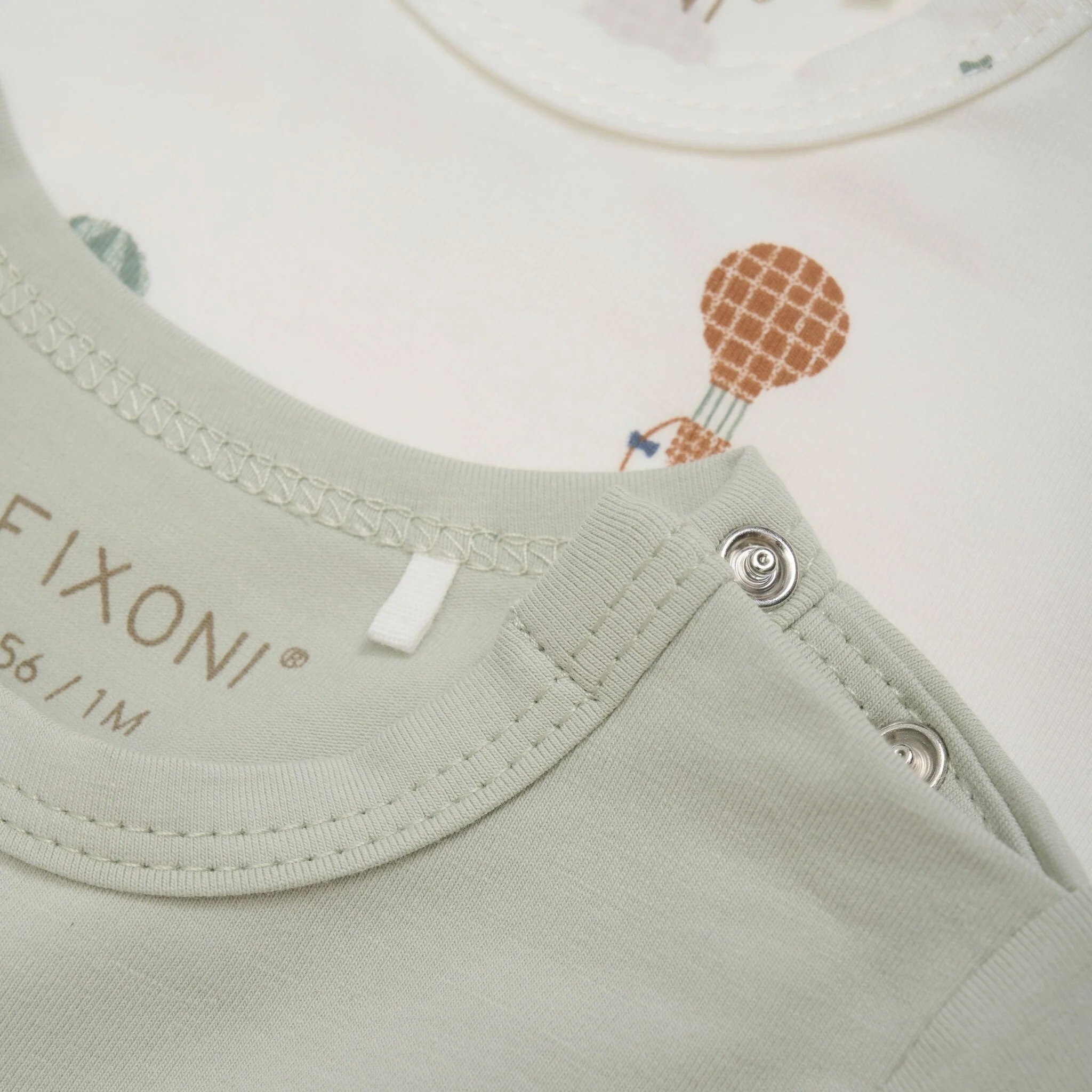 Cache-couches Montgolfières Sauge – Image 2