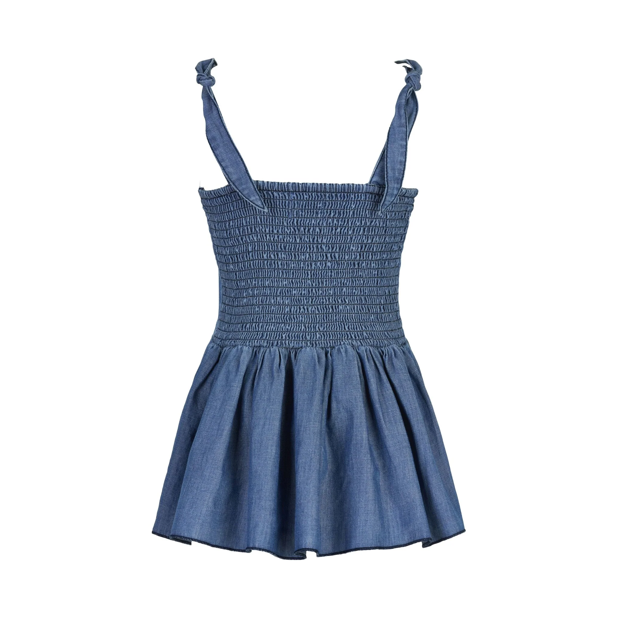 Camisole Nouée Chambray Bijou Blue – Image 2